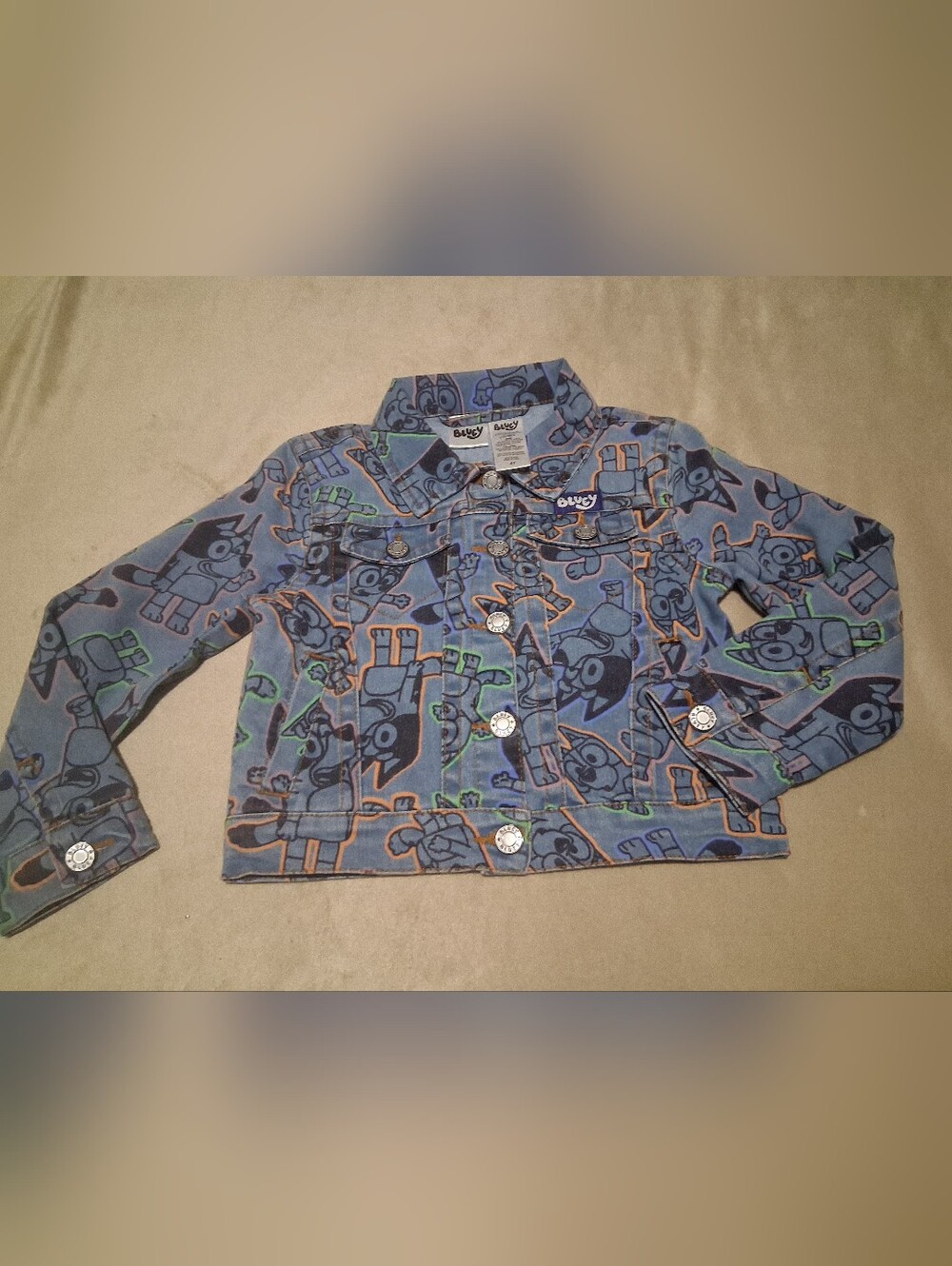 BLUEY- GIRLS DENIM.JACKET-4T.